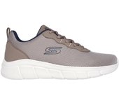 ZAPATILLAS DE HOMBRE SKECHERS BOBS Sport B Flex - Icy Edge 118109 TAUPE