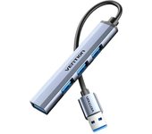 Hub USB 3.0 Vention CKOHB/ 4xUSB Conecta varios usb, raton y teclado a la vez