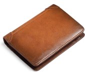 Hombre Carther Brand-Modelo-Cuero RFID Bloqueo