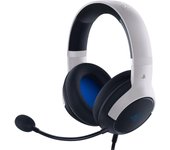 Razer Kaira X - Auriculares de juego con cable para PlayStation 5 + PC + Mac + Switch + Móvil (controladores de 50 mm, micrófono cardioide, control de volumen) Negro y Blanco