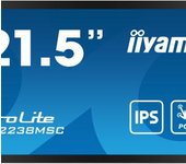 MONITOR IIYAMA 22" TACTIL (TF2238MSC-B1) 1920X1080/ 600CD /1000:1 / HDMI/ DP /2 X USB/ 5MS/ MM / USO HORIZ-VERTI-BOCA ARRIBA / VESA 100X100 /NEGRO