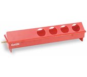 Bebedero para Gallina Automático 8 Huecos, Gaun, 50cm x 12cm x 1.15cm