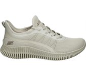 SKECHERS | Zapatillas Skechers BOBS Sport Geo New Aesthetics para Mujer – Deportiva en Color Taupe – Sneakers con Cordones – Memory Foam – Vegan – Apto para Lavadora – Cómodas y Versátiles – Modelo 117417-TPE