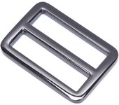 Rectangle Metal Tri Glide Backpack Strap Adjust Bag Buckle Webbing Slider Buckle
