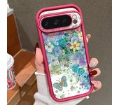 Flowers Pattern Shockproof Soft Case For Google Pixel 8A 8 Pro 9 Pro XL TPU Silicone Phone Protector Cover For Pixel 9 8 Pro
