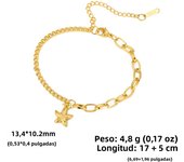 Stainless steel starfish shell pendant bracelet women's bohemian ocean beach jewelry give friends anniversary jewelry gifts