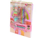 Set Libretas Creativas con Lápices de Colores y Accesorios Material escolar  COLEPROFE