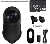1080P Action Camera 1080P Portable Versatile Mount Anywhere for Travel Pets Ride Sport Vlog Mini Wireless Camera with Carry box
