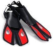 Aletas de snorkel ajustables, equipo de natación para adultos, portátiles, cómodas y antideslizantes.