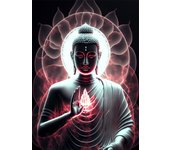 Lotus Meditation Buddha Statue Sculpture Art Poster Aesthetics Zen Religion Canvas Painting Edition Living Room Wall Home Decor