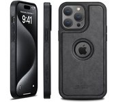 Fashion Luxury Leather MagSafe Magnetic Wireless Charging Case For iPhone 15 16 Pro Max 14Plus 13Pro 12 Pro Max Back Cover
