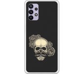 Funda compatible con Samsung Galaxy A32 5G - tatoo calavera dotwork