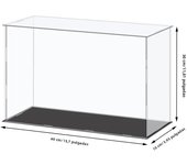 Clear Acrylic Display Case Dustproof Toy Car Trucks Vans Model Box Collection Storage Countertop Show Box