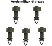 1/3/5pcs Outdoor Keychain Tactical Gear Clip Keeper Pouch Belt Keychain Webbing Gloves Rope Holder Military Molle Hook
