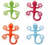 Gecko Percha De Decoración Baño Gecko Powerful Plástico Cuatro Ventosas