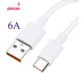 6A 66W USB type C super fast cable for Huawei Mate 40 50 Xiaomi 11 10 pro Oppo R17 fast charging USB C charger cable data cord