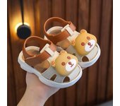 2023 new baby toddler shoes anti-collision bag head non-slip super cute cartoon soft sole outdoor wear indoor sandals baby