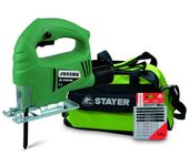 Sierra calar STAYER 450 w. + hojas + bolsa   JS55BE