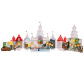 Playset Castillo del Reino Champión + 2 figuras Super Mario Bros. Playset de madera con detalles realistas. Ideal para recrear aventuras y fomentar la creatividad de los más pequeños.