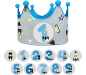 Corona de Cumpleaños Anak-Anak de 1-9 Años