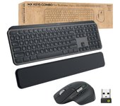 Logitech - MX Keys combo for Business Gen 2 teclado Ratón incluido Oficina RF Wireless + Bluetooth QWERTY Español Grafito 920-010930