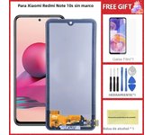 6.43"AMOLED Display For Xiaomi Redmi Note 10S LCD Display Touch Screen Digitizer Assembly For Redmi Note M2101K7BG Display