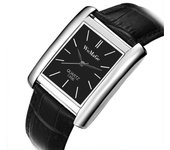Square Men Watch Rose Gold Silver Case Men Watches women watches Top Brand Luxury Leather Band Quartz Clock Montre Homme relojes