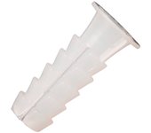 SANCO STORE - WOLFPACK LINEA PROFESIONAL Taco Wolfpack Plastico Blanco    5 mm. (25 unidades)