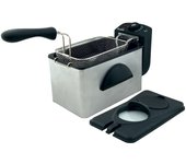 Comelec Freidora Inoxidable 2 Litros 2000W 3082 con Indicador Luminoso y Temperatura Ajustable