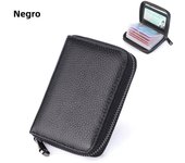 Practical Women Men 20 Detents Credit Card Holder Multi-function Zipper Leather Wallet Business Card Purses Fashion Card Case
