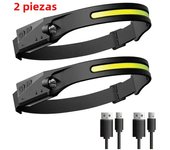 LED Sensor Headlamp Camping Search Light Head Flashlight USB Rechargeable Powerful Lamp Front Lanterns Headlights 6 Styles