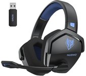 NUBWO G06 Wireless Gaming Headset with Microphone for PS5, PS4, PC, Mobile, Switch, 2.4GHz Bluetooth 5.3 Dual Gaming Headphones
