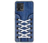 Funda Silicona Antigolpes para Motorola Moto G72 4G diseño Zapatillas 01 Dibujos