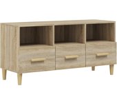 vidaXL Mueble de TV madera contrachapada 102x36x50 cm, Mueble de Salon, Mueble TV, Mueble TV salon, Mesa de TV, Mueble tele