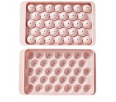 【Hot sales】1/2 round ice box, round ice box, round ice box with lid, ice hockey mold for refrigerator freezer