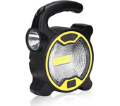Portable Work Light Battery COB LED Powered Handheld Lantern Super Bright Flashlight Outdoor Tent Camping Lights without Battery