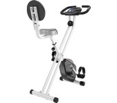HOMCOM Bicicleta Estática F-Bike Bicicleta Entrenadora con Resistencia Magnética Regulable en 8 Niveles, Altura Regulable Acero 43 x 97 x 109 cm