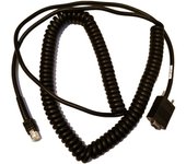 Zebra - CBA-R62-C20PAR cable de serie Negro 6 m DB9 CBA-R62-C20PAR