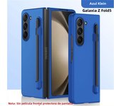 Luxury Skin Feel Slim Case for Samsung Galaxy Z Fold 6 5 4 Stylus Pen Slot Holder Plastic Fold Shockproof Protection Hard Cover