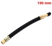 1pc Bicycle Pump Valve Extender Extension Tube Rubber Inflator Pipe Hose