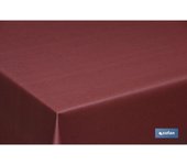 Mantel antimanchas resinado 1,40x2,0mt 50% alg 50% /pol. granate