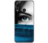Tumundosmartphone Funda Gel Tpu para Huawei P Smart Plus 2019 diseño Ojo Dibujos