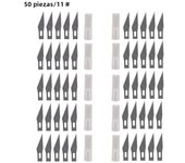50/100/300Pcs Blades Stainless Steel Engraving Knife Blades Metal Wood Carving Knife Blade Replacement Surgical Scalpel Craft