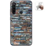 Tumundosmartphone Funda Gel Tpu para Xiaomi Redmi Note 8T diseño Ladrillo 05 Dibujos