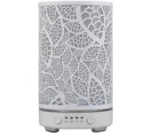Aroma Diffuser Iron Hollow Leaves Ultrasonic Air Humidifier Desktop Humidifier Smart Home Appliances Room Decor with Led Light
