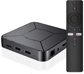 Caja de TV 4K Android 13, 12, WiFi Dual, compatible con reproductor multimedia 4K, caja de TV inteligente, decodificadores de voz para Google, YouTube y Netflix