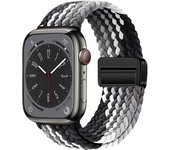 For Apple Watch Band 45mm 44mm 40mm 49mm 41mm 38mm 42mm Magnetic Braided correa Bracelet iWatch series 9 8 7 6 5 SE Ultra Strap