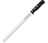 3 Claveles POM - Cuchillo Jamonero Alveolado Profesional 29 cm Acero Inoxidable Blister