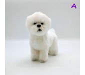 Cute Plush Dog Doll Simulation Dog Stuffed Animal Toys Super Realistic Dog Toy For Pet Lovers Luxury Home Decor