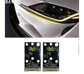 for Toyota GR Supra A90 A91 CSL Yellow DRL RGBW multicolor LED boards daytime running lights Red Blue Lemon Amber RGB
